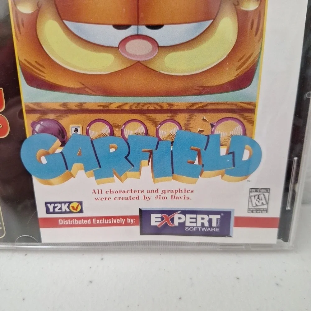 RARE Vintage NEW Garfield In TV Land Sega Entertainment CD-ROM PC SEALED